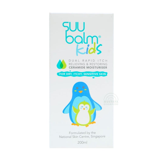 SuuBalm Kids Dual Rapid Itch Relieving & Restoring Ceramide Moisturiser 200ml