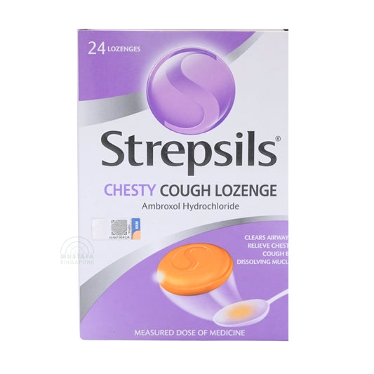 Strepsils Lozenges for Chesty Cough (Ambroxol Hydrochloride) 24s