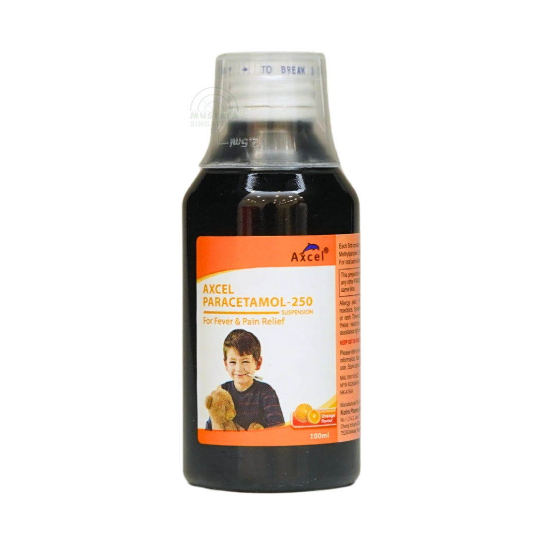 Axcel Paracetamol-250 Suspension Orange Flavour 100ml