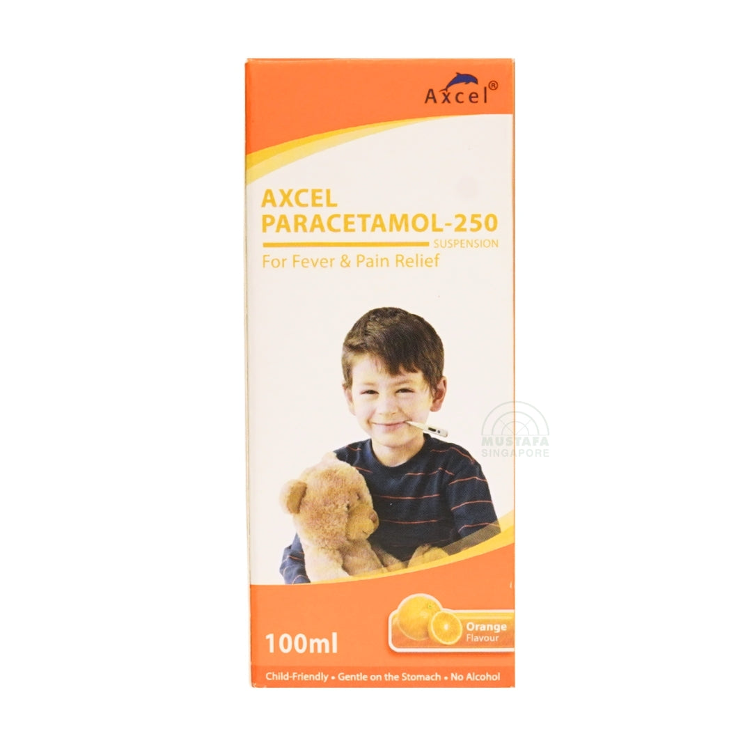 Axcel Paracetamol-250 Suspension Orange Flavour 100ml