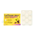 Leftose Max Blackcurrant Lozenges Vitamin C and Zinc Lyzomax 16 Lozenges 120mg