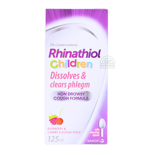 Rhinathiol Children Non Drowsy Cough Formula Syrup (Raspberry & Cherry Flavour) 125ml