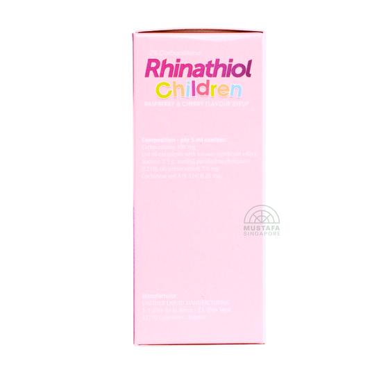 Rhinathiol Children Non Drowsy Cough Formula Syrup (Raspberry & Cherry Flavour) 125ml