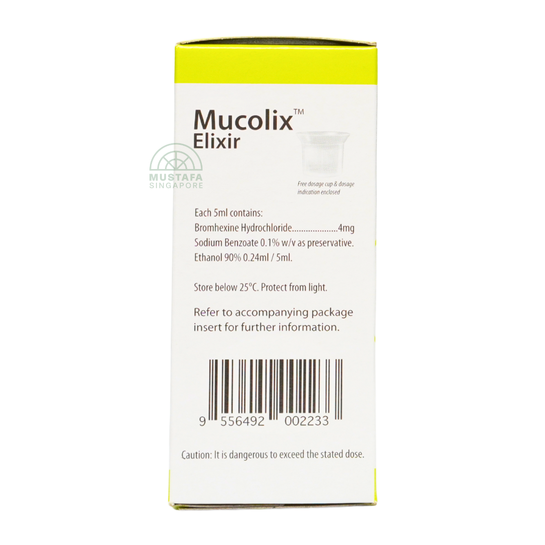 Mucolix Elixir Kiwi Flavour 90ml