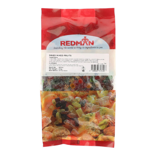 Redman Dried Mixed Fruits 250g