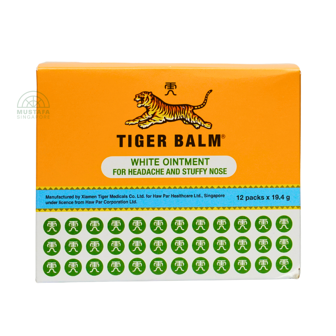 Tiger Balm White Ointment 12 x 19.4g bottles