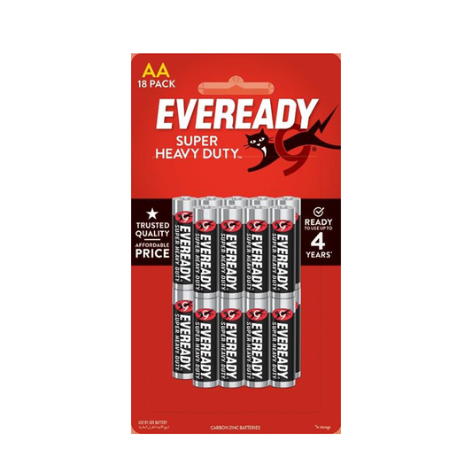 Eveready AA Batteries Black x 18