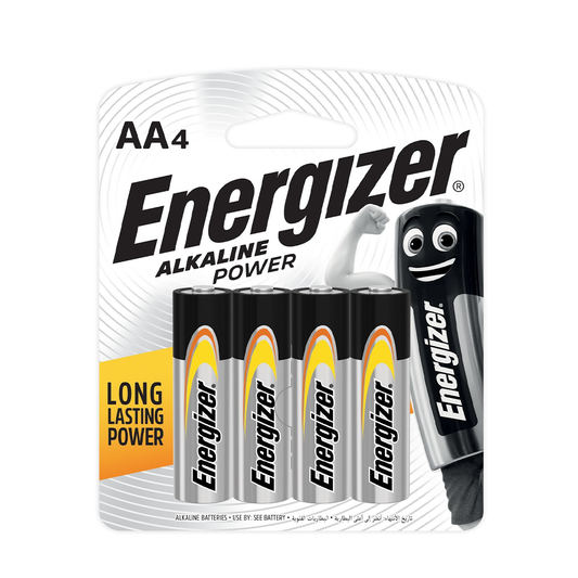 Energizer AA Batteries E91 x 4