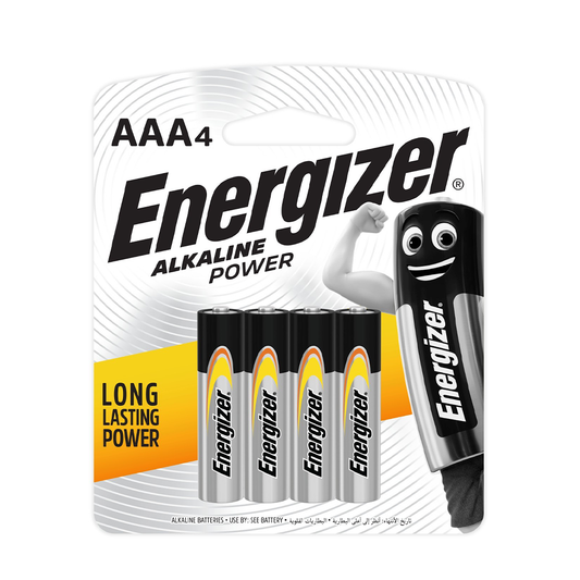 Energizer AAA Batteries E92 x 4