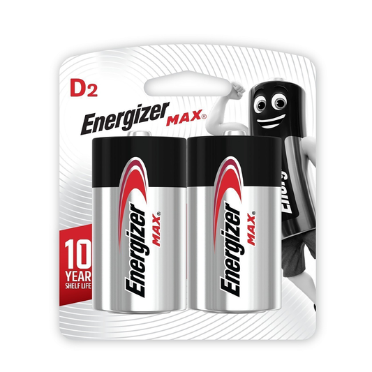 Energizer D Batteries E95 x 2
