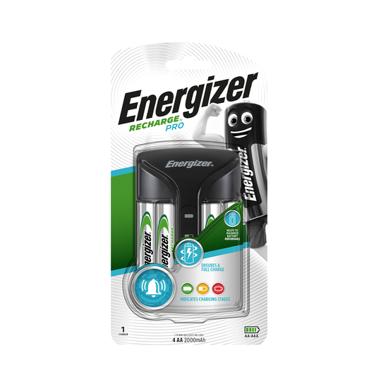 Energizer Recharge Pro 4 AA batteries + 1 charging pack