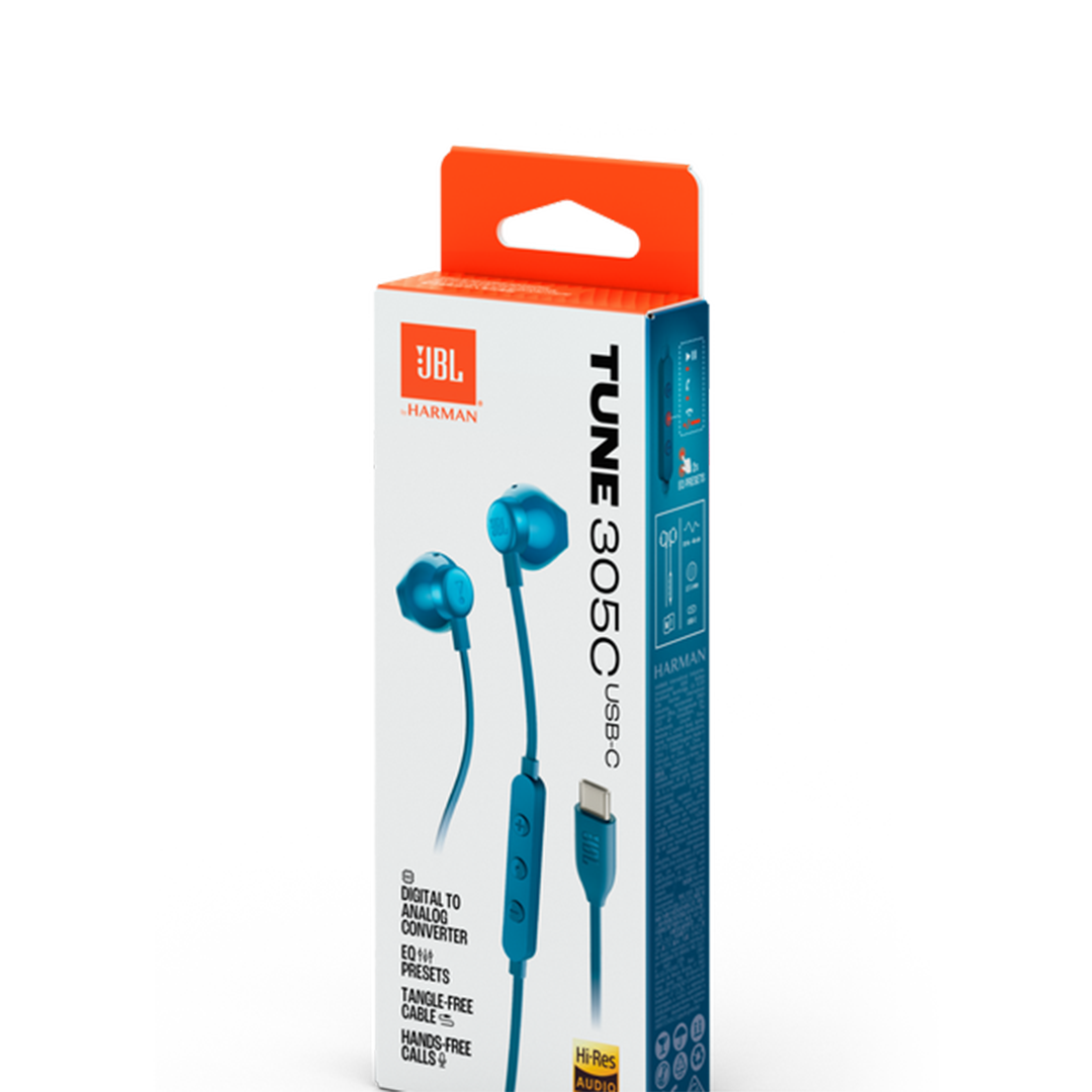 JBL Tune 305C USB-C In Ear Headphones