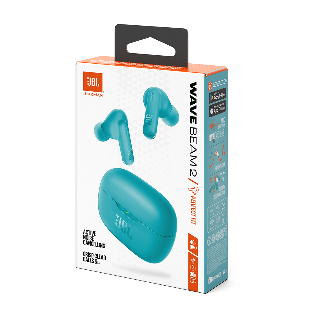 JBL Wave Beam 2 True Wireless Noise Cancelling Earbuds (Green)