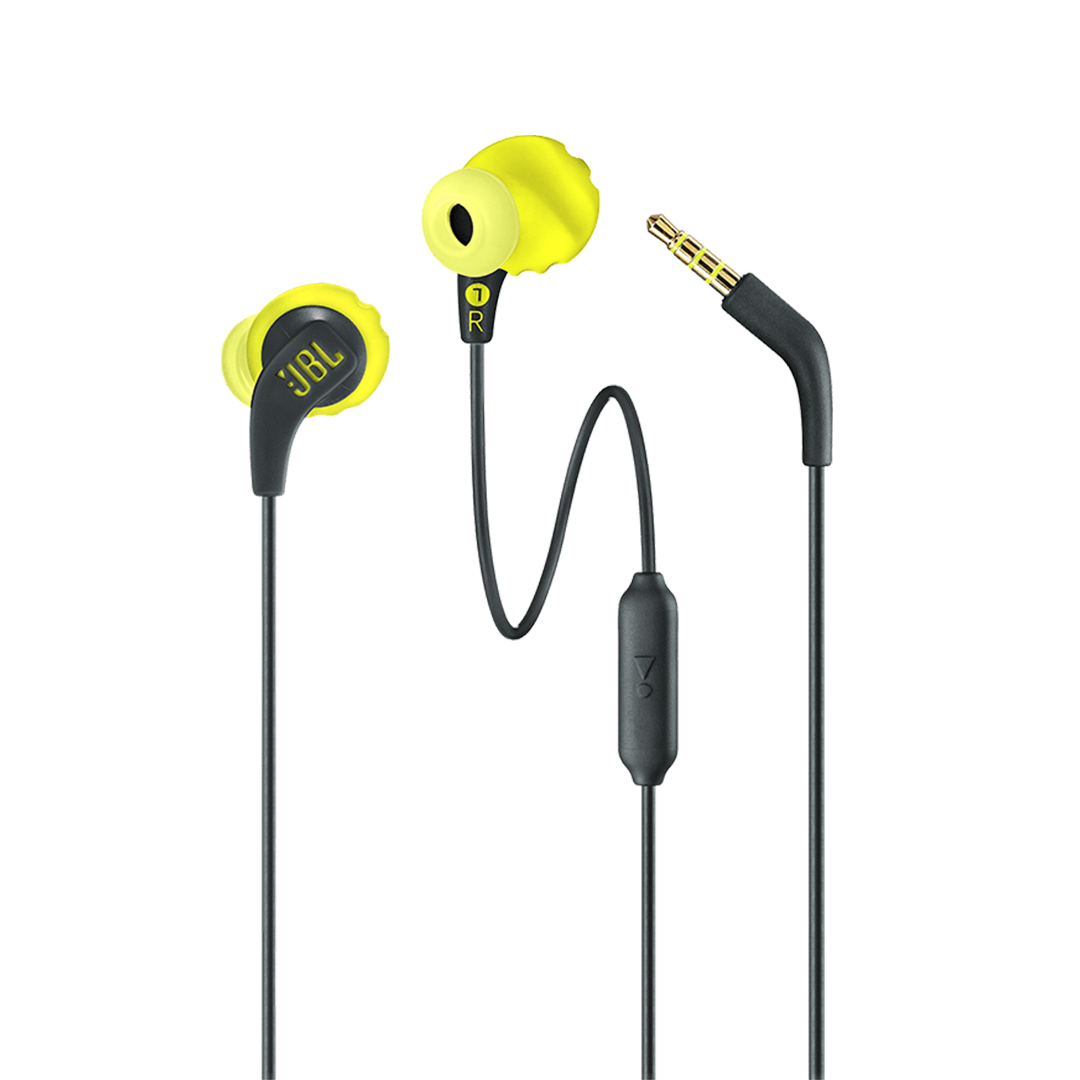 JBL Endurance Run In Ear Headphones (Black-Lime)