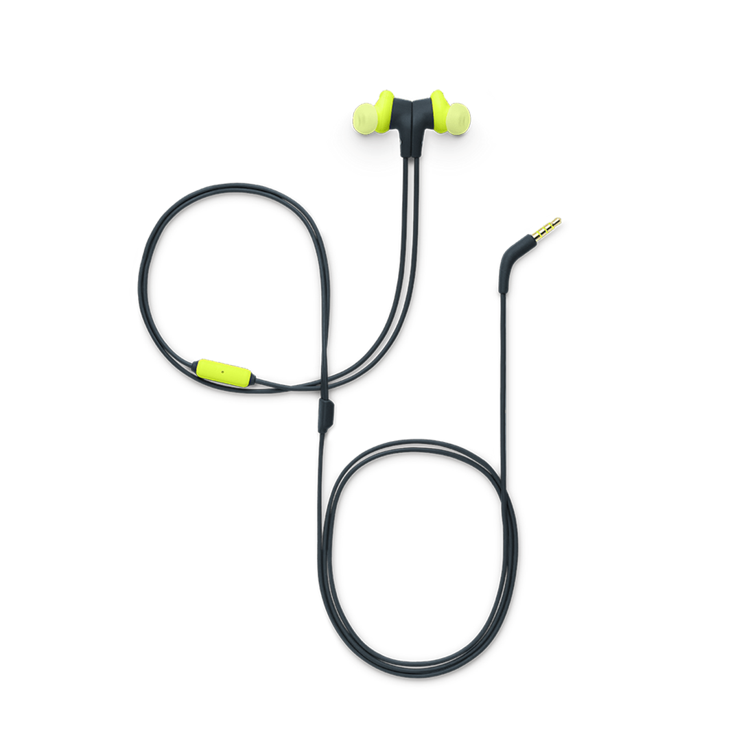 JBL Endurance Run In Ear Headphones (Black-Lime)