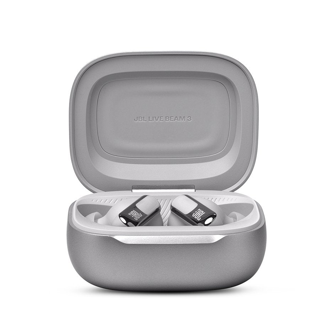 JBL Live Beam 3 In Ear Headphones (Silver)
