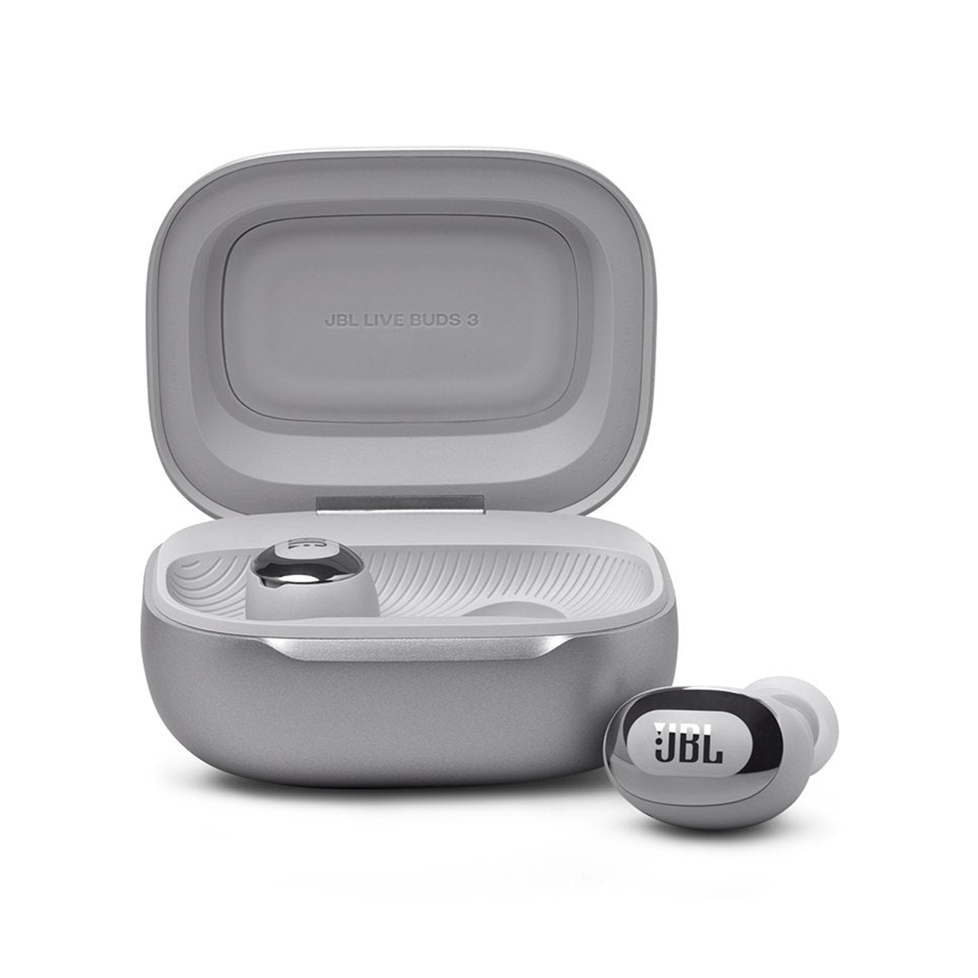 JBL Live Buds 3 In Ear Headphones (Silver)