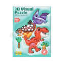 PlayfulMario 3D Visual Puzzle Dinosaur Theme 120 Pieces