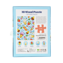 PlayfulMario 3D Visual Puzzle Ice Cream Theme 120 Pieces
