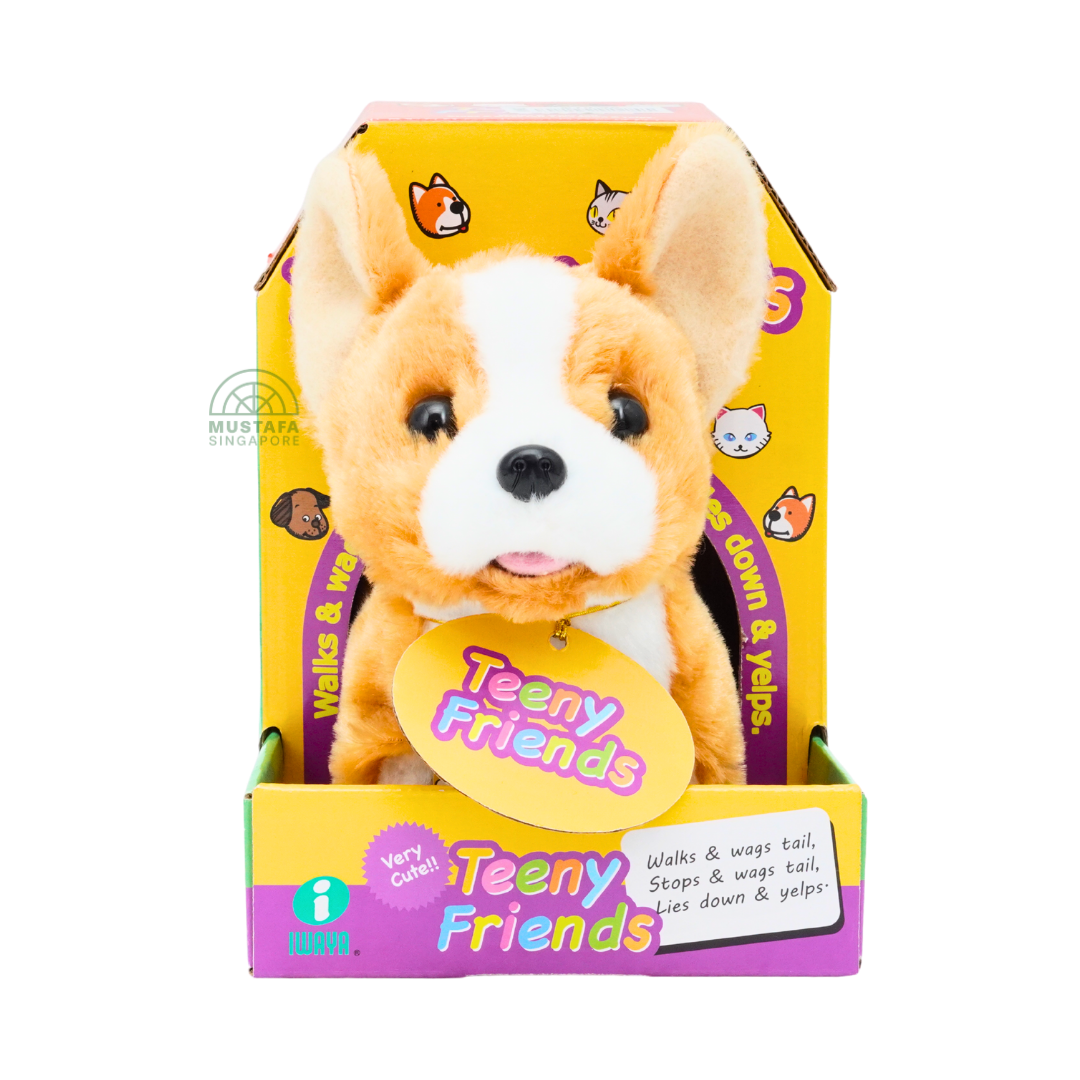 Iwaya Teeny Friends Baby Welsh Corgi Dog Toy Plush
