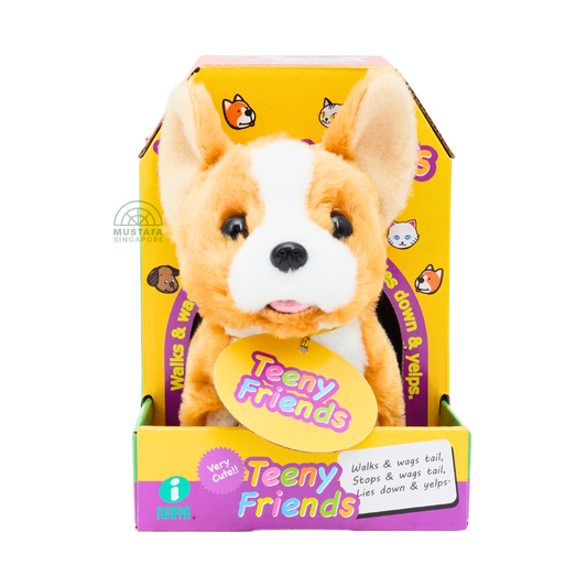 Iwaya Teeny Friends Baby Welsh Corgi Dog Toy Plush