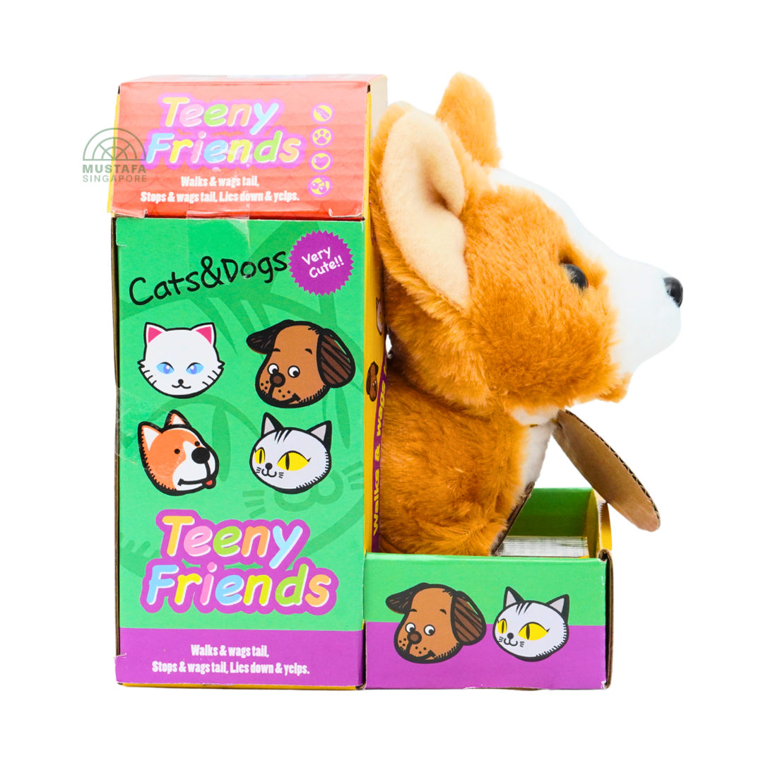 Iwaya Teeny Friends Baby Welsh Corgi Dog Toy Plush