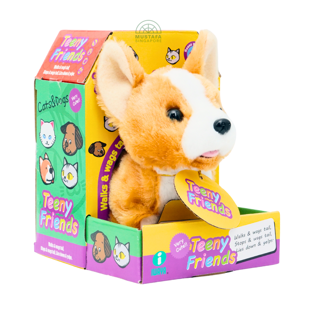 Iwaya Teeny Friends Baby Welsh Corgi Dog Toy Plush
