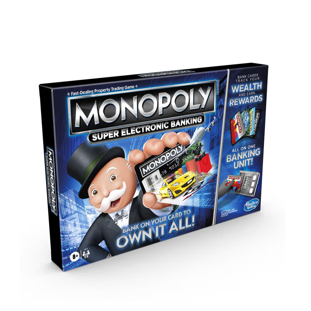 Hasbro Gaming Monopoly Super Electronic Banking