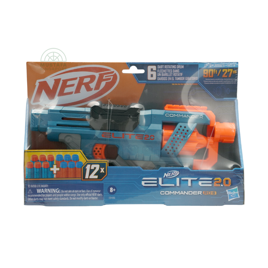 Nerf Elite 2.0 Commander RD-6 Blaster 12x Darts