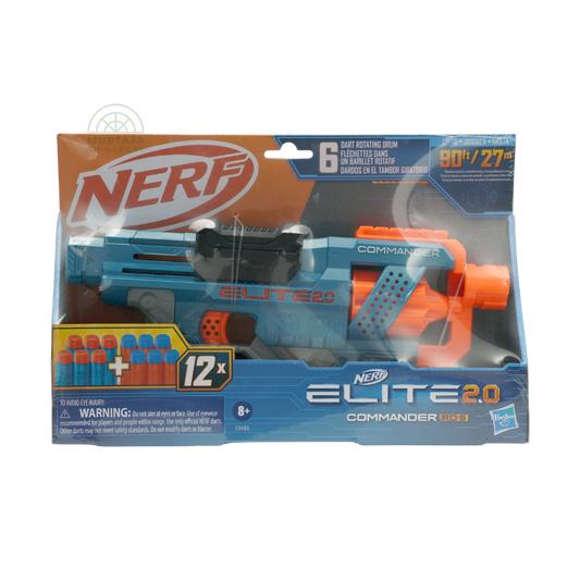 Nerf Elite 2.0 Commander RD-6 Blaster 12x Darts