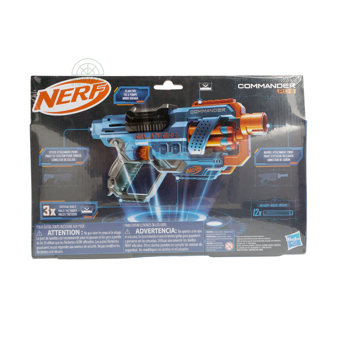 Nerf Elite 2.0 Commander RD-6 Blaster 12x Darts