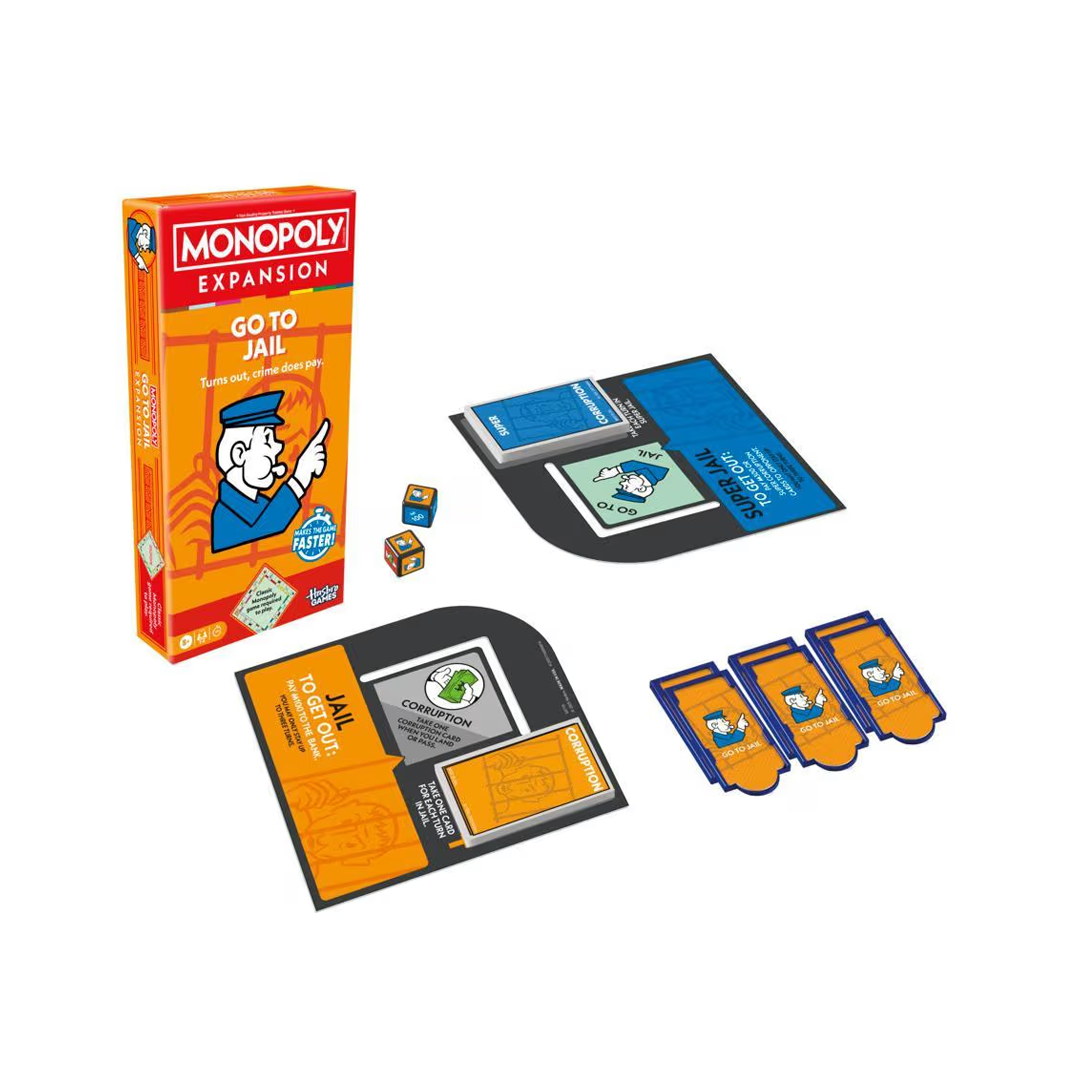 Hasbro Gaming Monopoly Expansion Go To Jail Pack