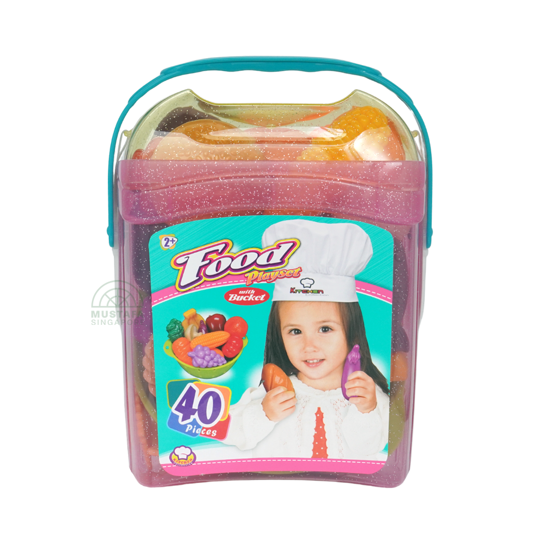 Kitchen Collection Food Playset with Bucket