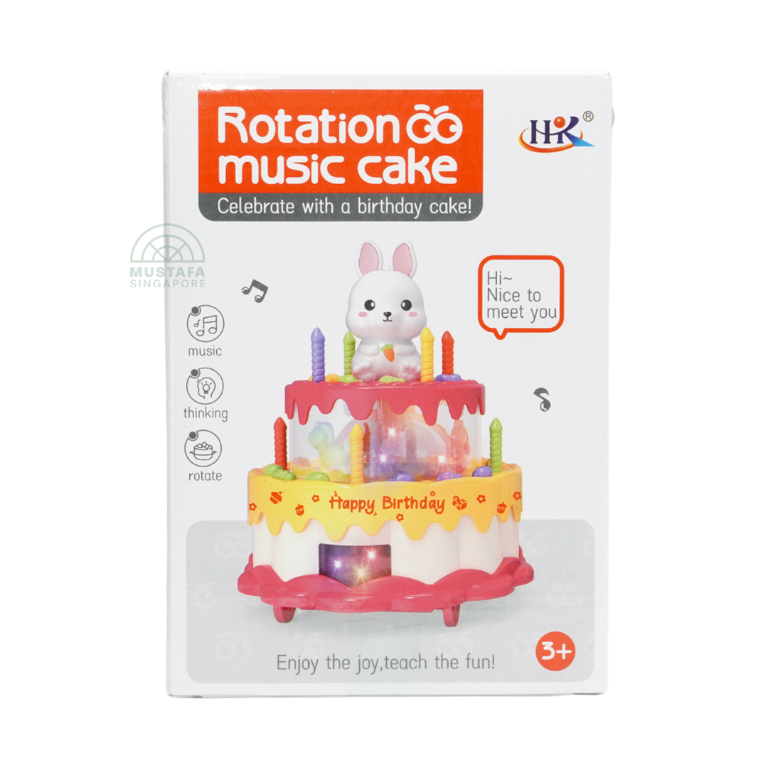 Rotation Music Cake (Red)
