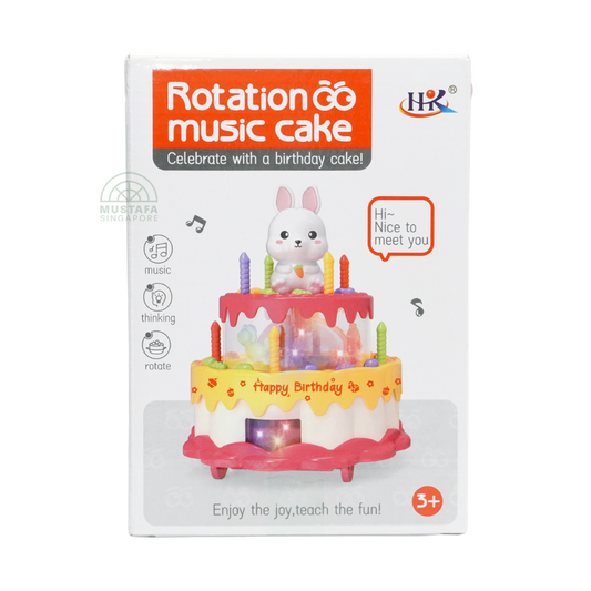 Rotation Music Cake (Red)