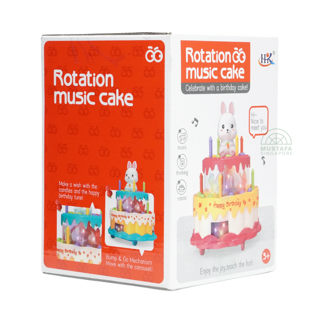 Rotation Music Cake (Red)