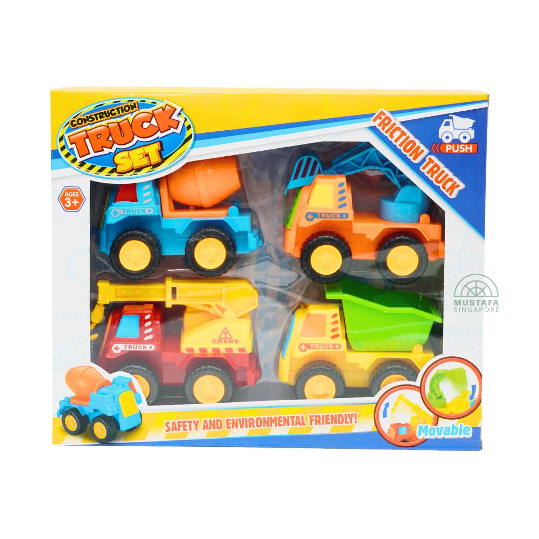 Generic Construction Truck Set (4-Pack)