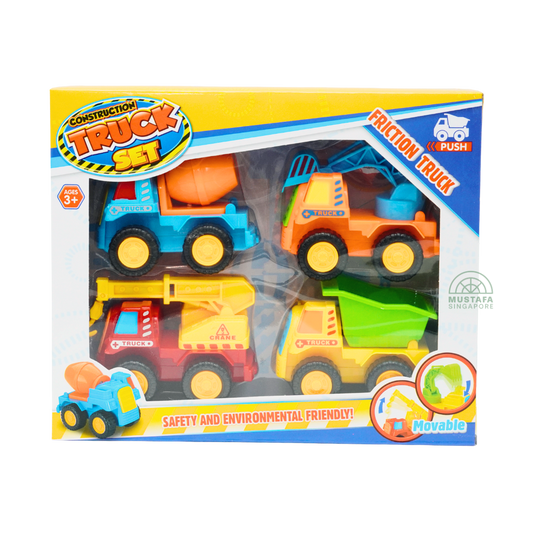 Generic Construction Truck Set (4-Pack)