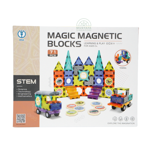 Dige Stem Magic Magnetic Blocks 71 Pieces