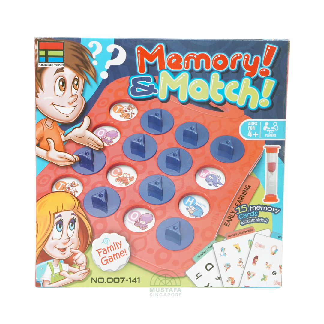 Kingso Toys Memory & Match Family Game