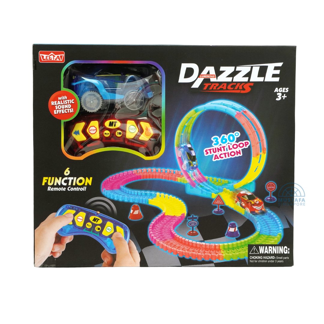 Leeta Luminous Dazzle Tracks Glow in the Dark 134 pieces