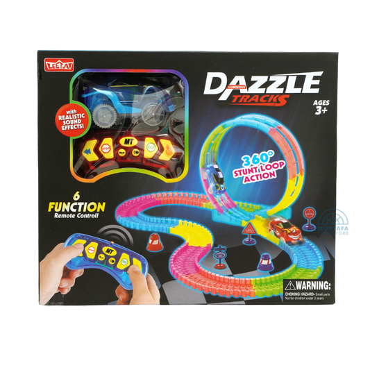 Leeta Luminous Dazzle Tracks Glow in the Dark 134 pieces