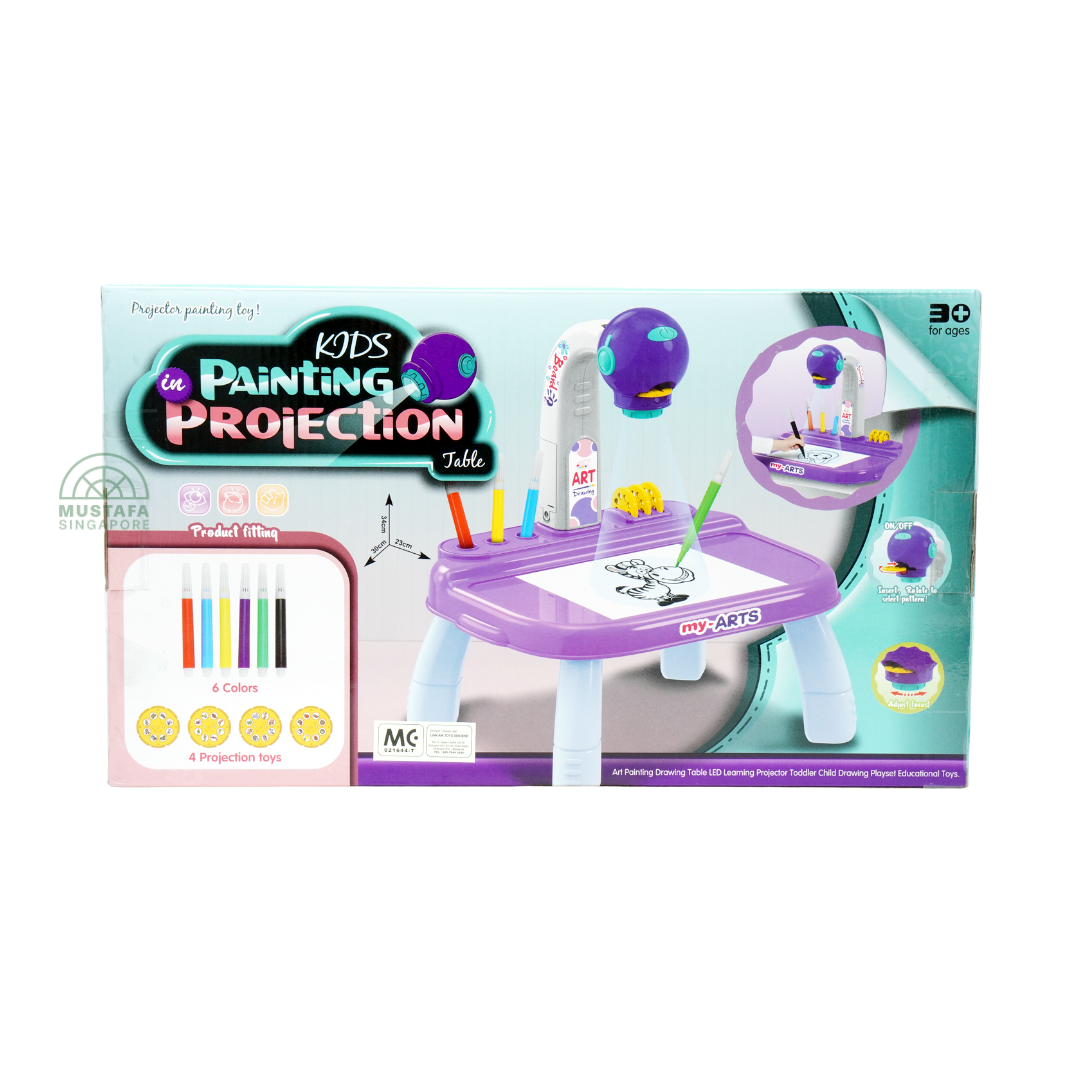 Generic Kids in Painting Projection Table