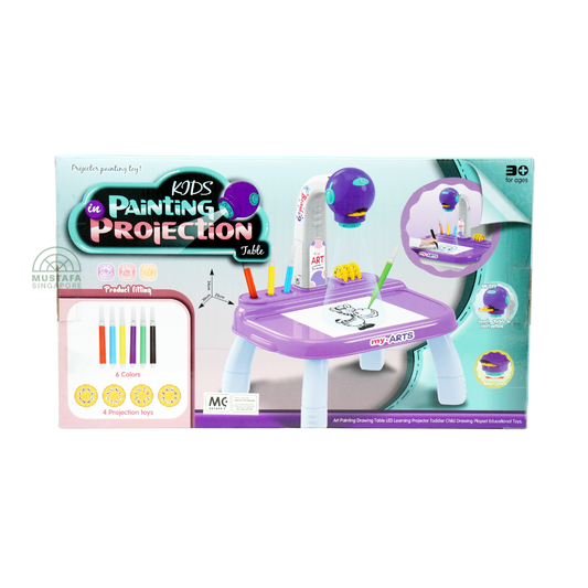 Generic Kids in Painting Projection Table