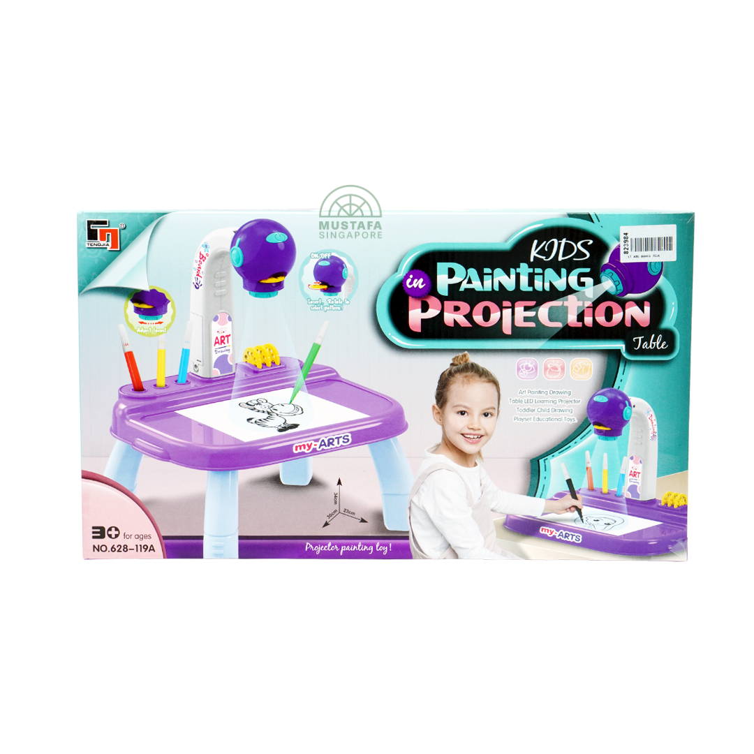 Generic Kids in Painting Projection Table