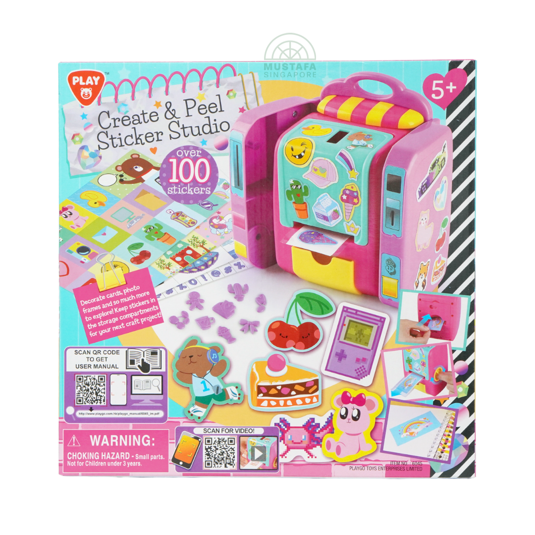 Play Create & Peel Sticker Studio 100 Stickers