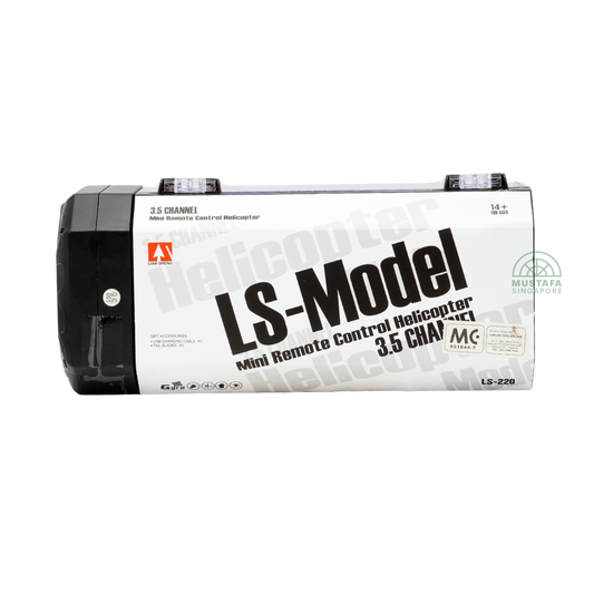 Lian Sheng LS Model 3.5CH RC Helicopter Yellow