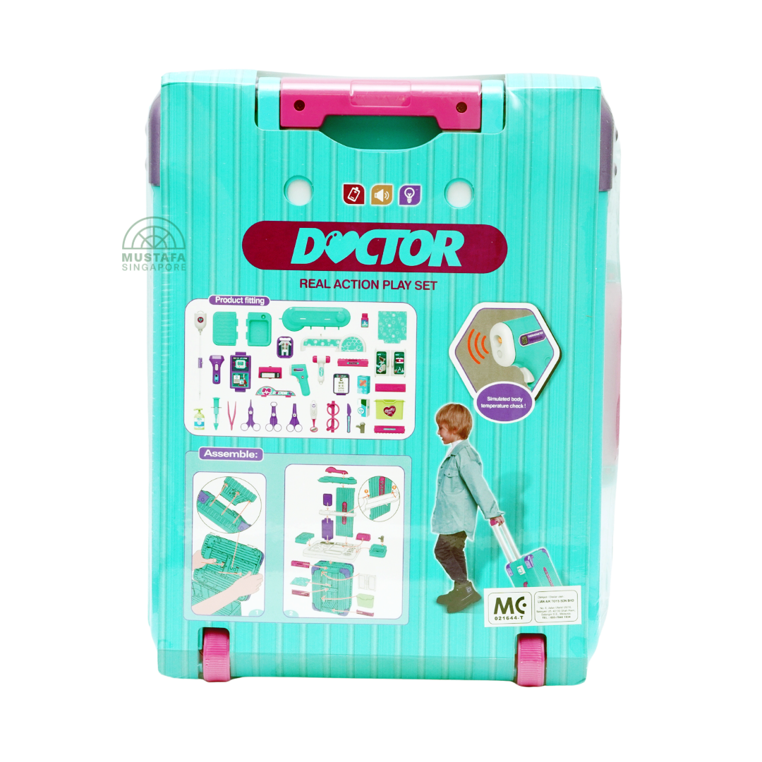 Xiong Cheng Hello Doctor Medical Trolley Real Action Play Set