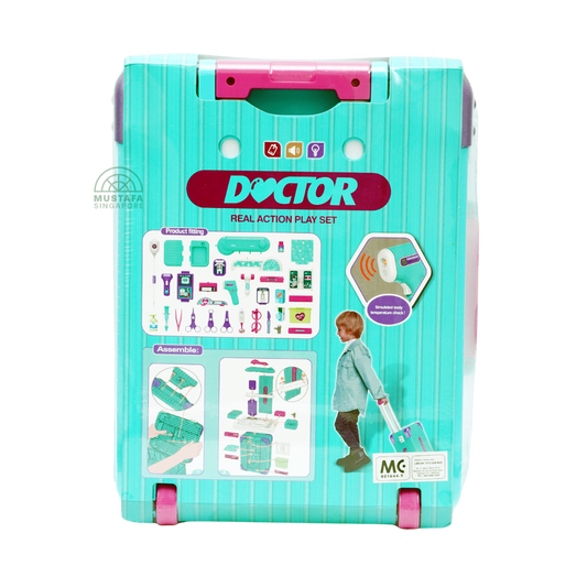 Xiong Cheng Hello Doctor Medical Trolley Real Action Play Set