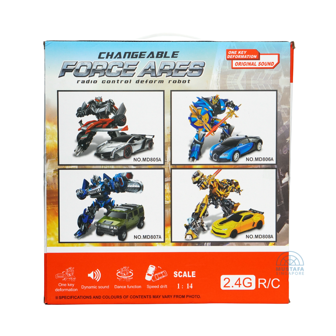 Transform Changeable Force Ares R/C Deform Robot 2.4G